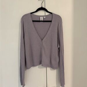 Women's Lavender Cardigan